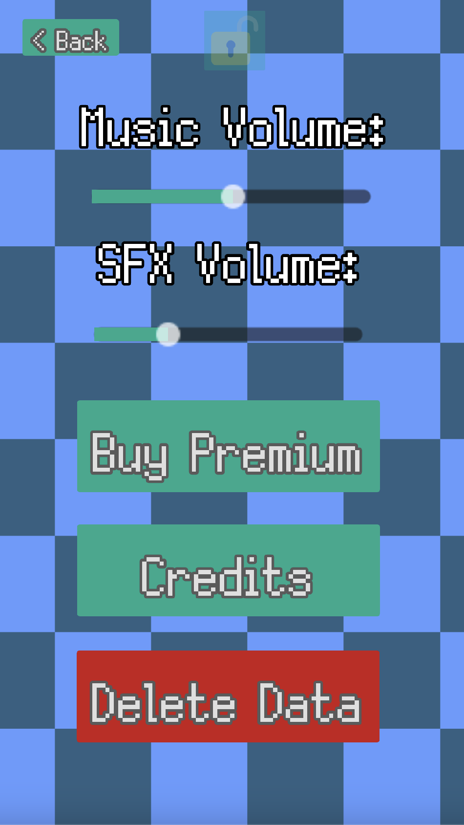 RPS Options Screen